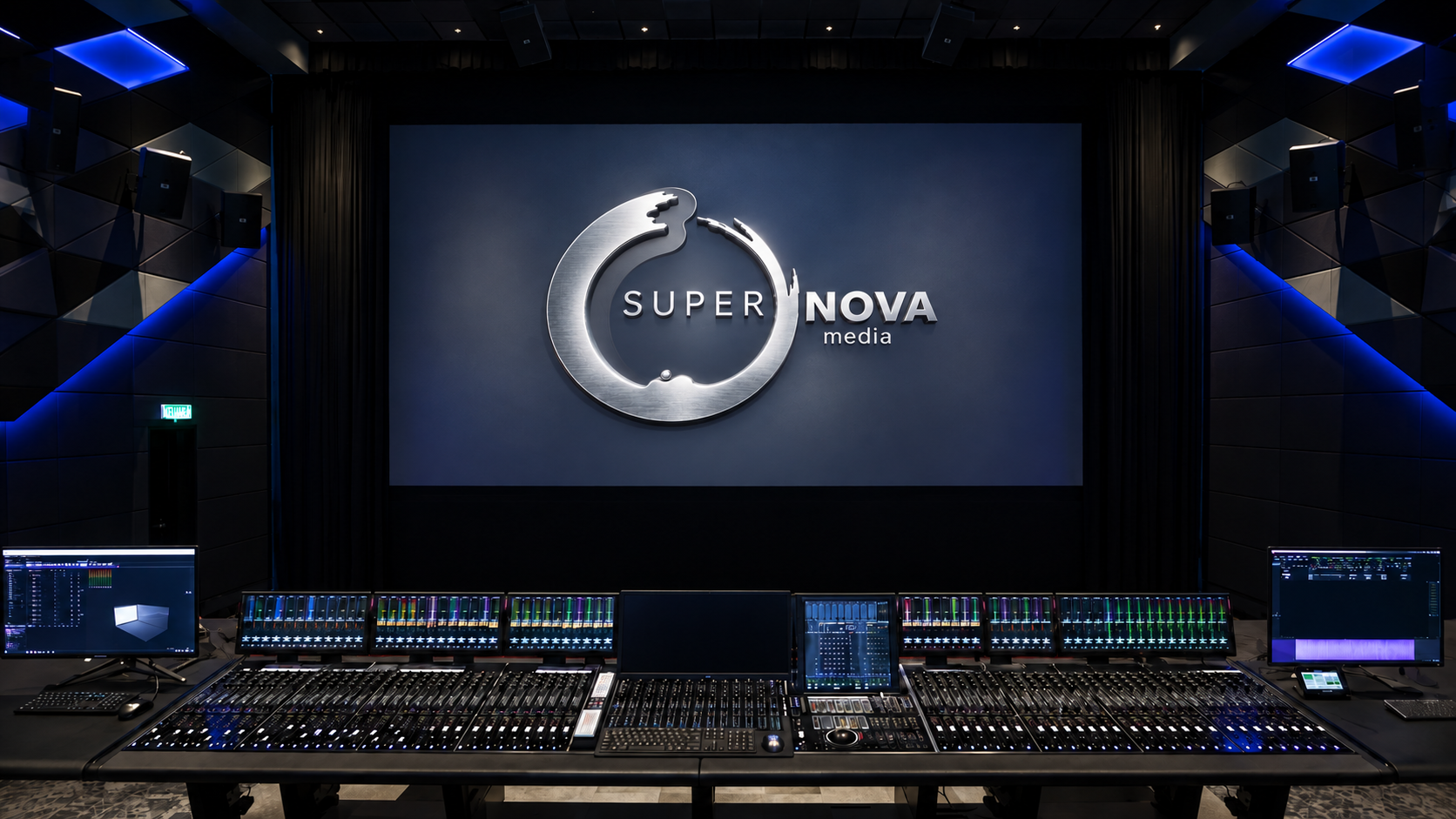 FINAS professional audio mixing stage